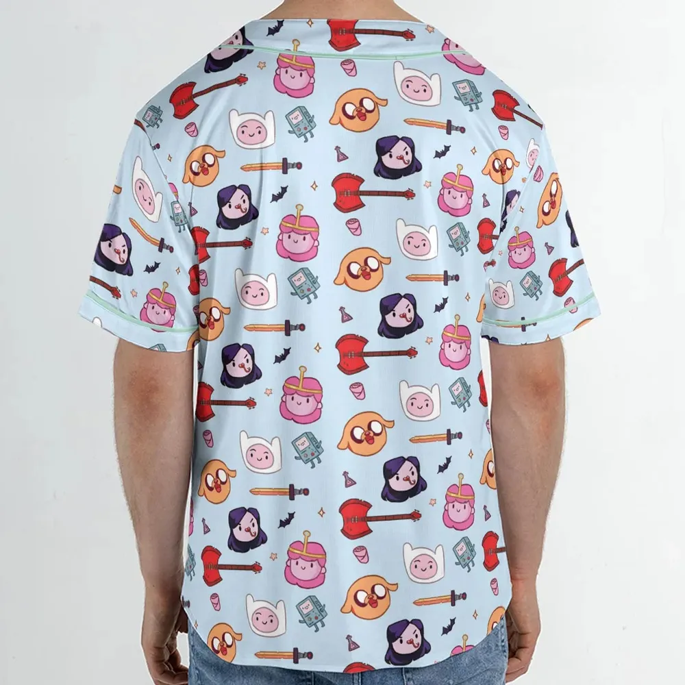 The Gang Adventure Time Unisex Baseball Jersey - 2