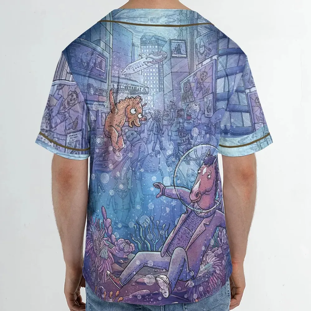 Bojack Horseman Unisex Baseball Jersey - 2