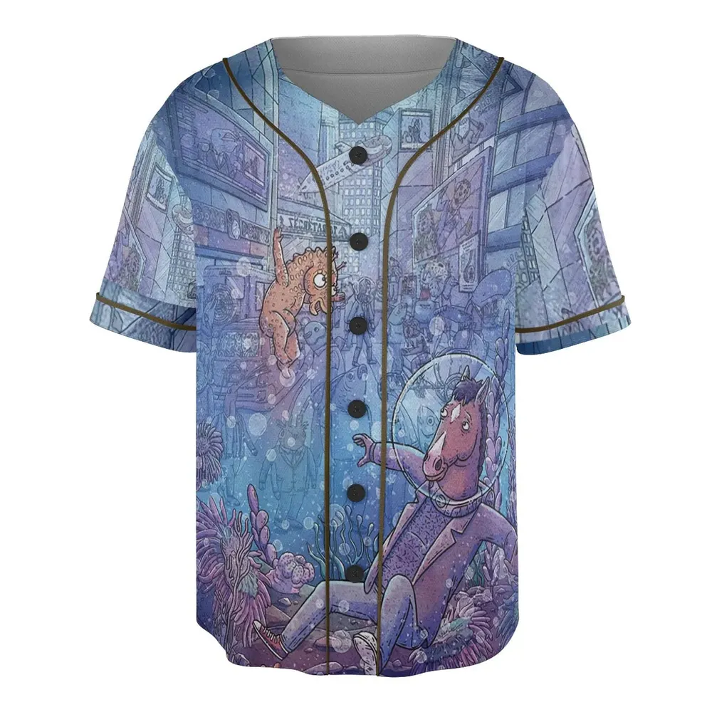 Bojack Horseman Unisex Baseball Jersey - 3