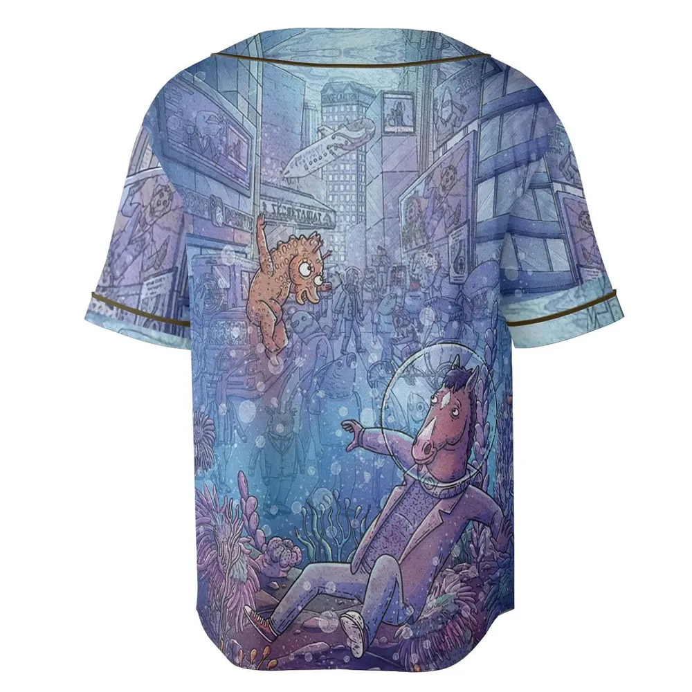 Bojack Horseman Unisex Baseball Jersey - 4