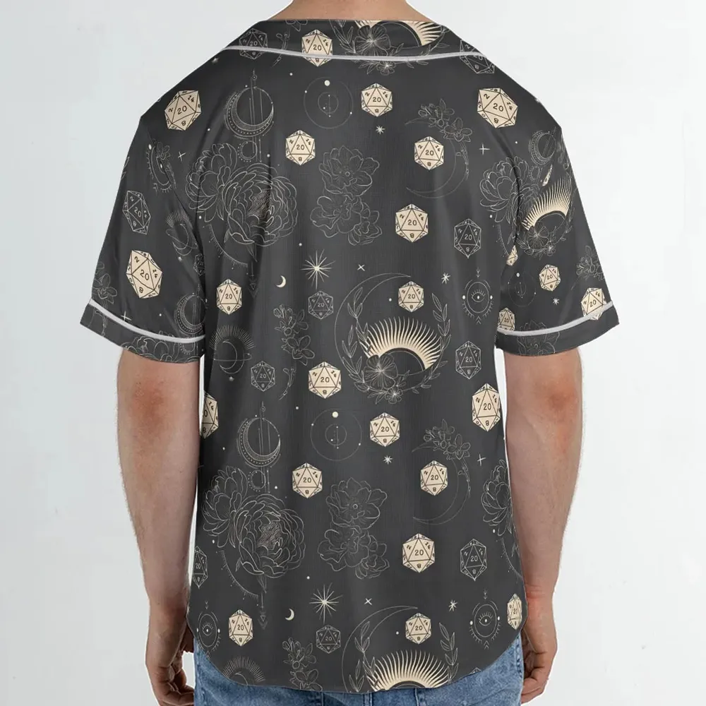 Explosion Dice DnD Unisex Baseball Jersey - 2