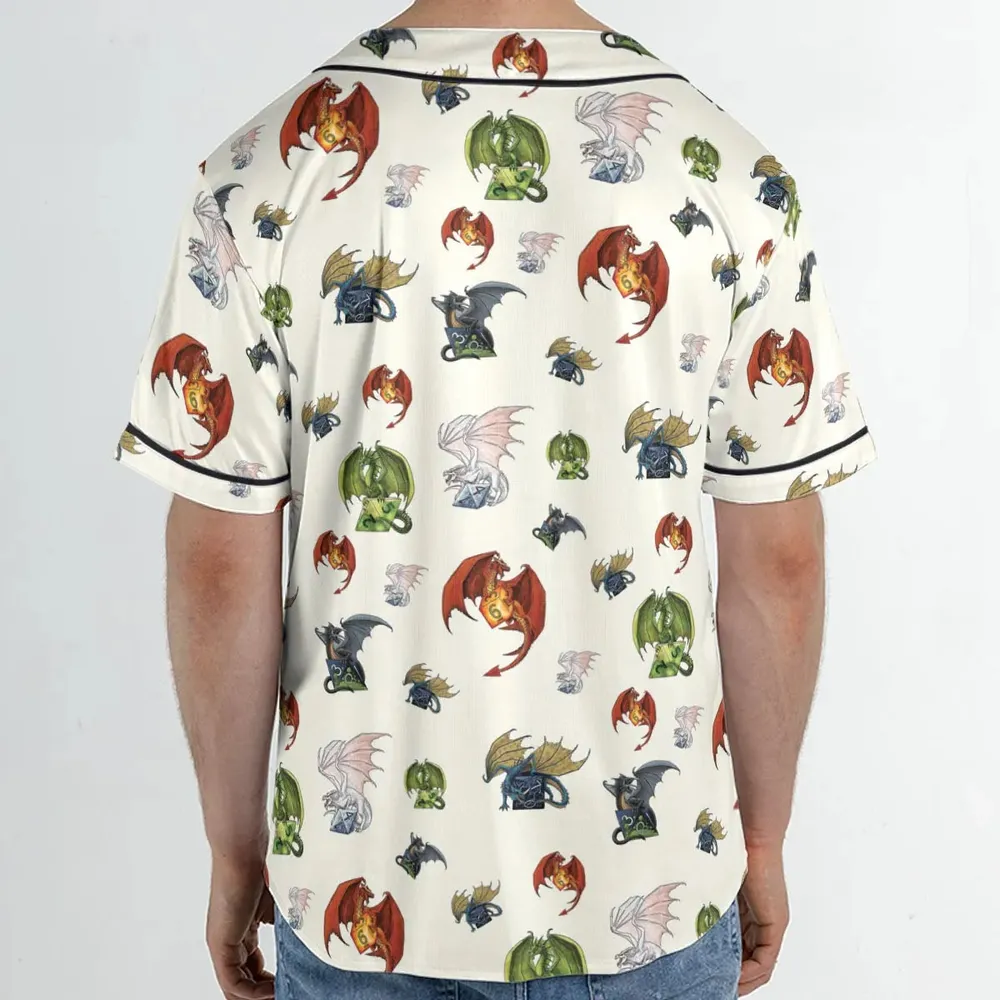 Dragon Dice DnD Unisex Baseball Jersey - 2