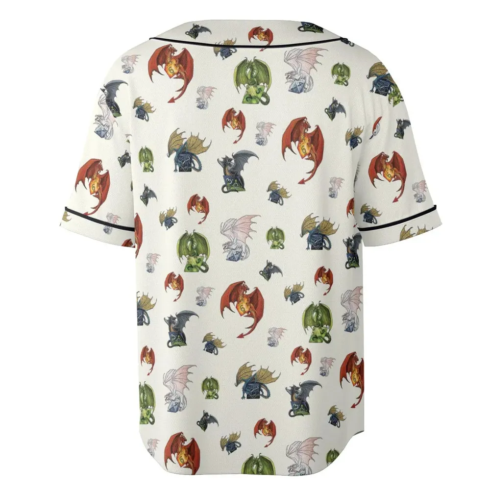 Dragon Dice DnD Unisex Baseball Jersey - 4