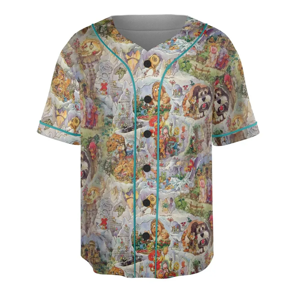 Fraggle Rock Journey Jim Henson Unisex Baseball Jersey - 3