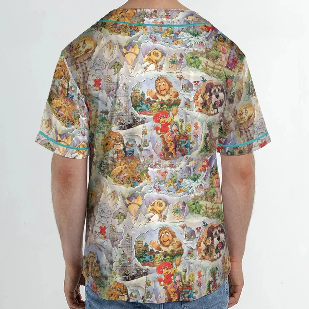 Fraggle Rock Journey Jim Henson Unisex Baseball Jersey - 2