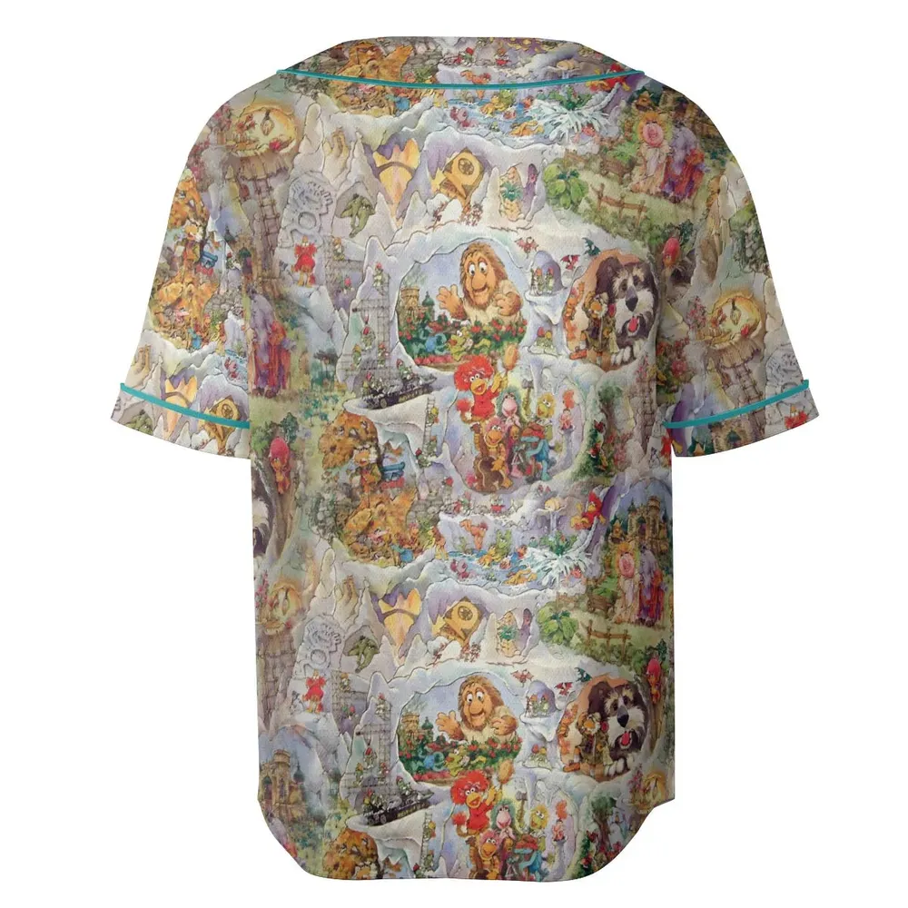 Fraggle Rock Journey Jim Henson Unisex Baseball Jersey - 4