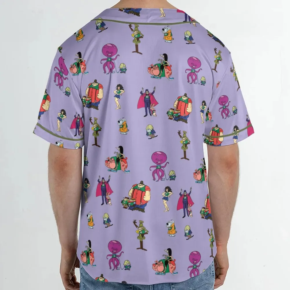 Really Rotten Scooby's All-Star Laff-A-Lympics Unisex Baseball Jersey - 2