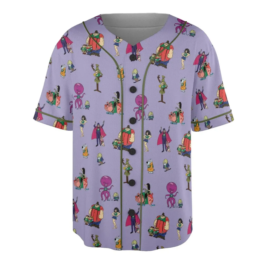 Really Rotten Scooby's All-Star Laff-A-Lympics Unisex Baseball Jersey - 3