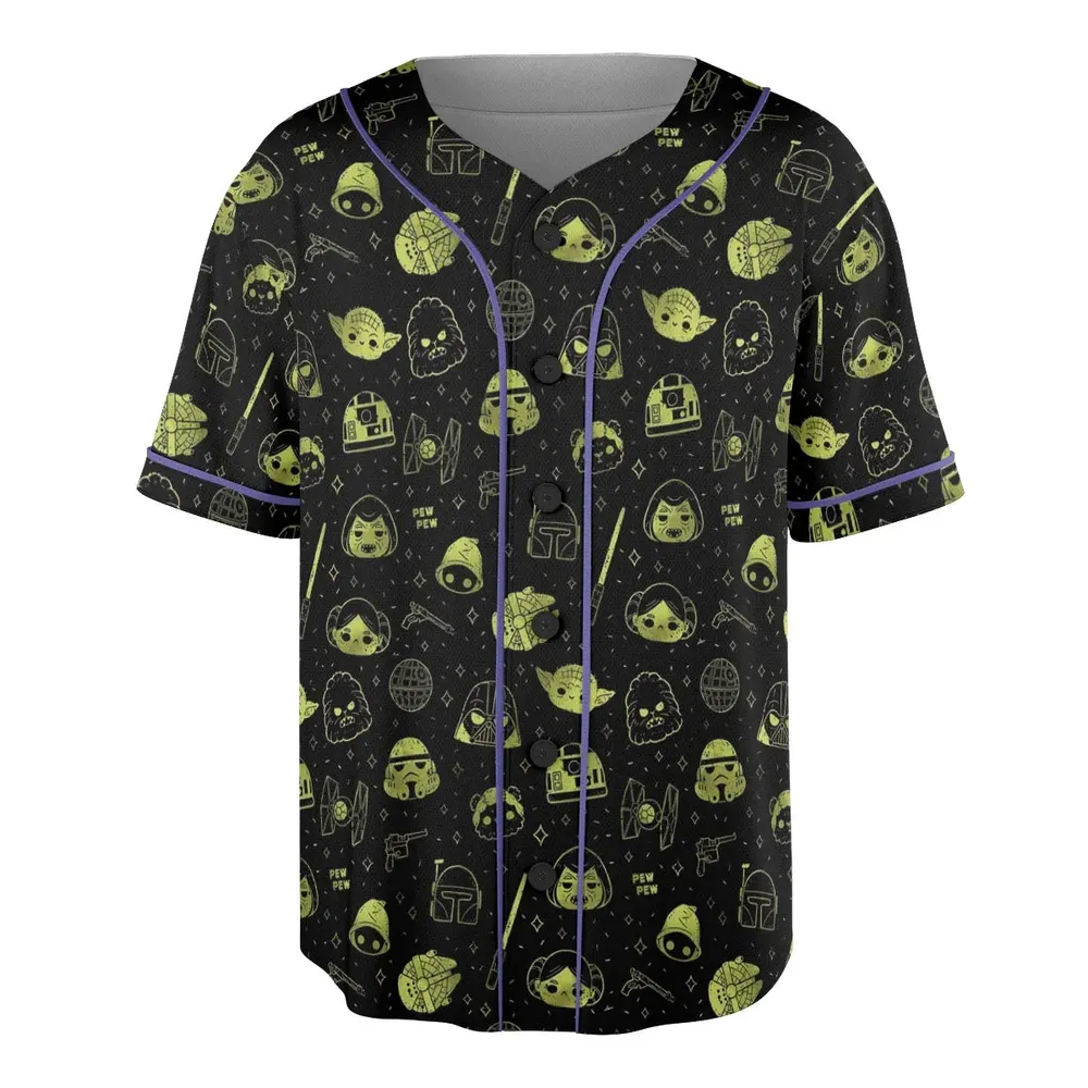PewPew Star Wars Unisex Baseball Jersey - 3