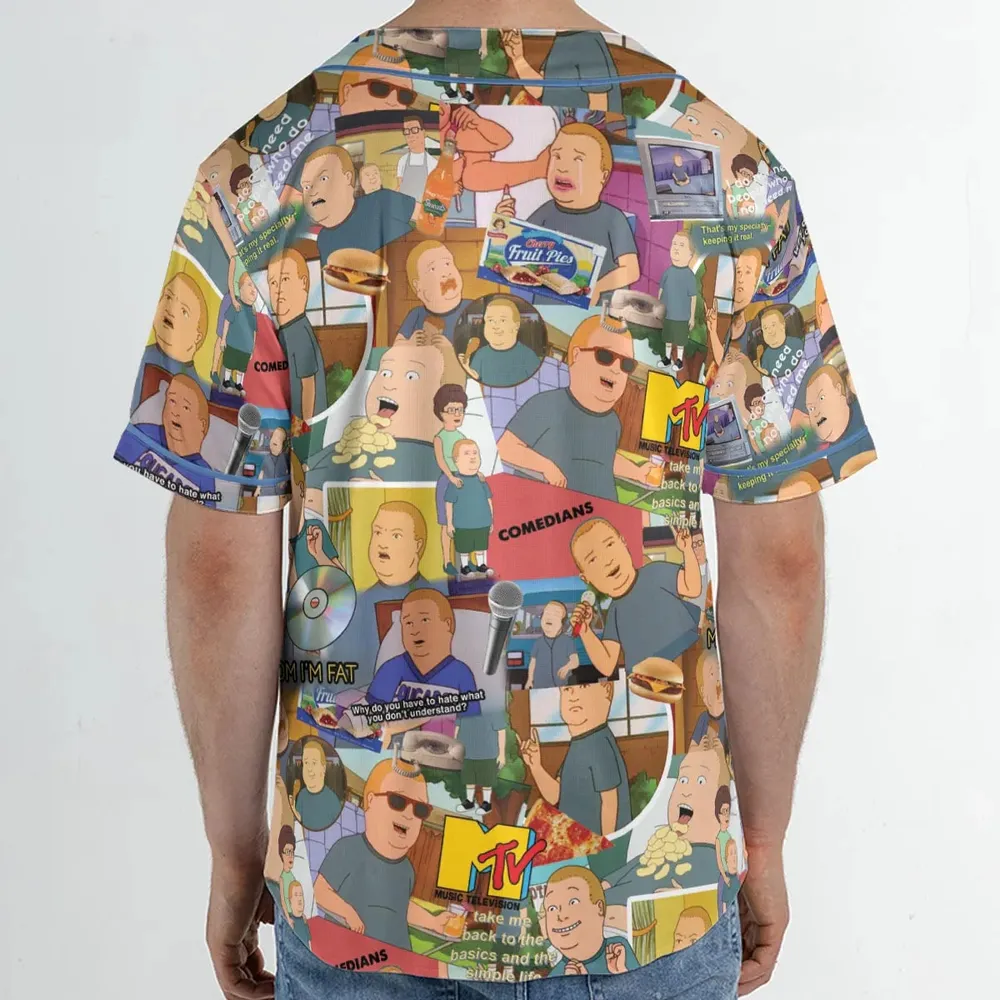 Comedian Bobby King Of The Hill Unisex Baseball Jersey - 2