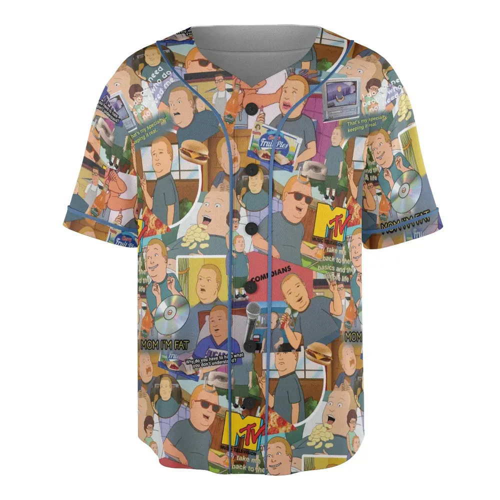 Comedian Bobby King Of The Hill Unisex Baseball Jersey - 3