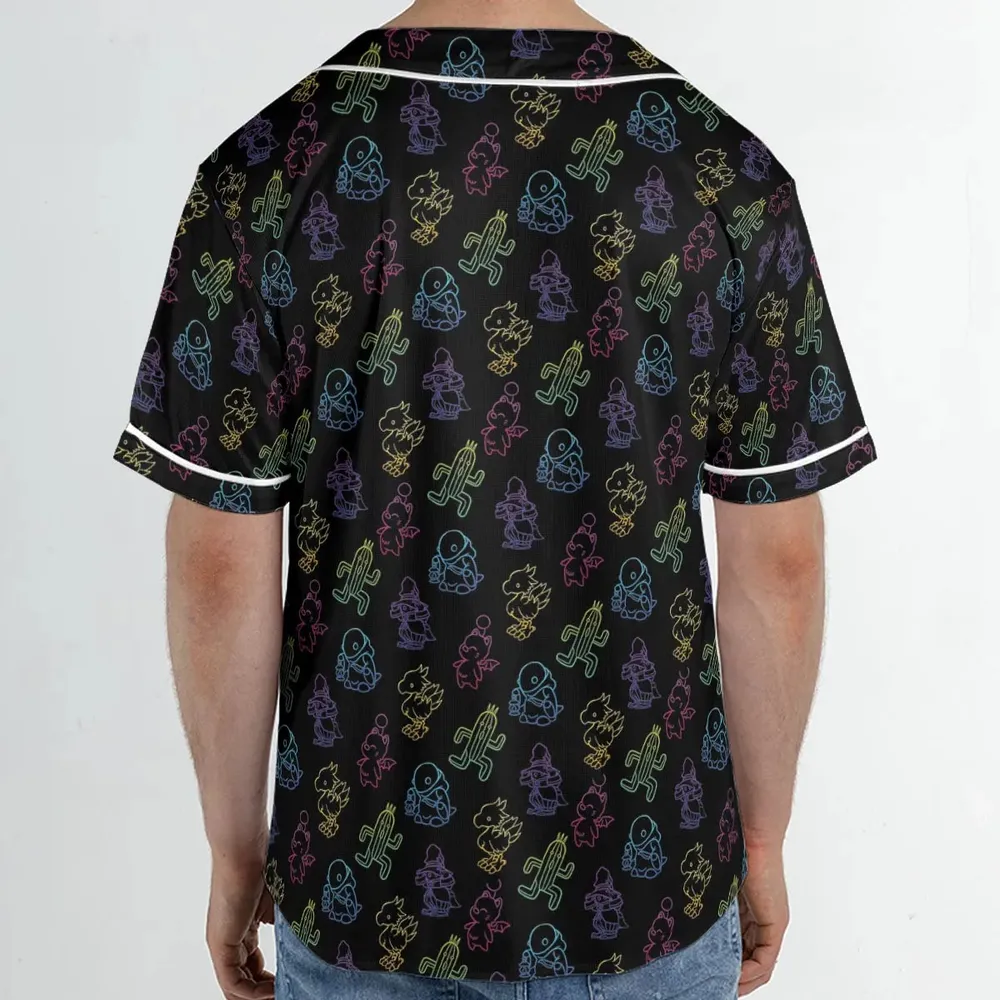 From Chocobos To Cactuars Final Fantasy Unisex Baseball Jersey - 2