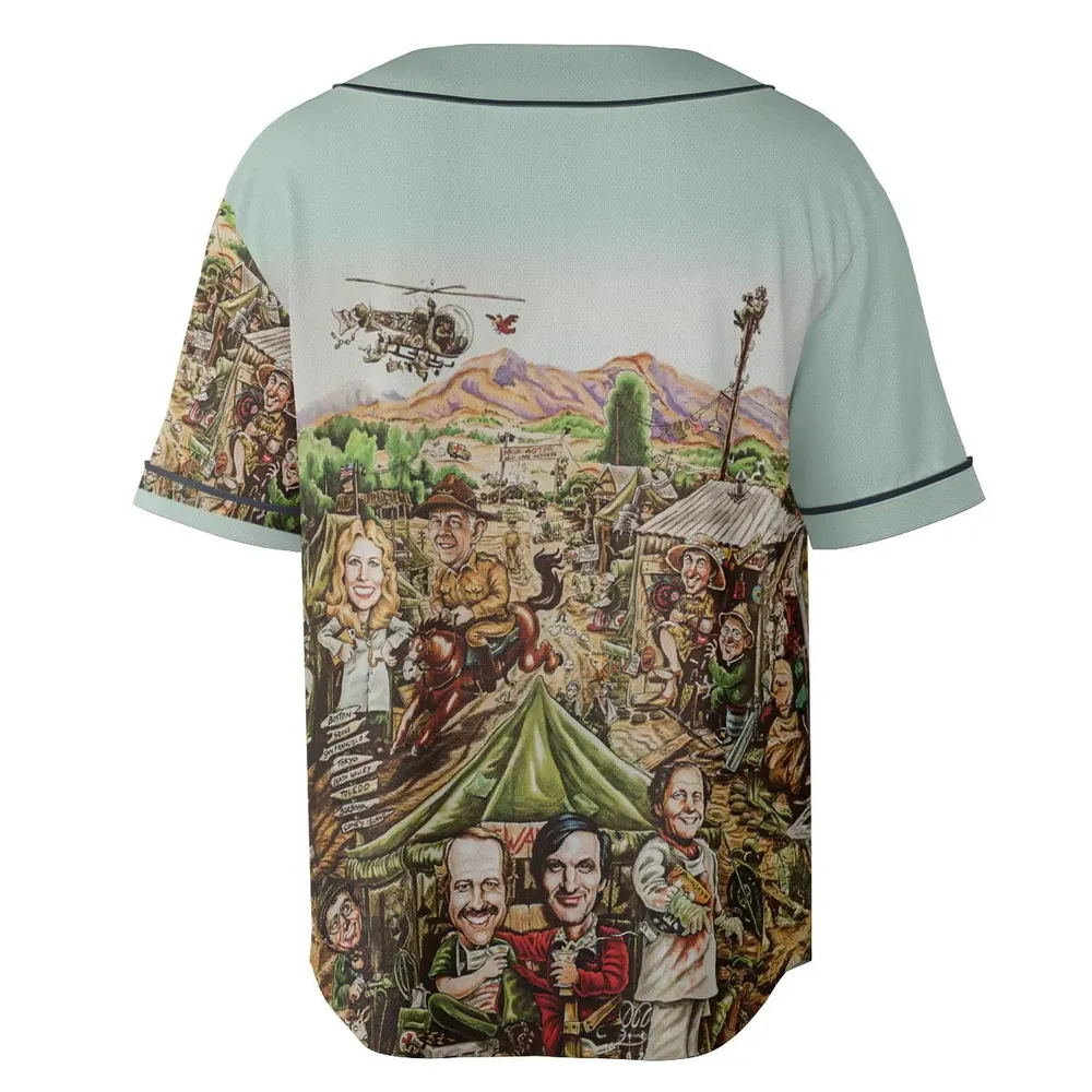 M*A*S*H Movie Art Unisex Baseball Jersey - 4