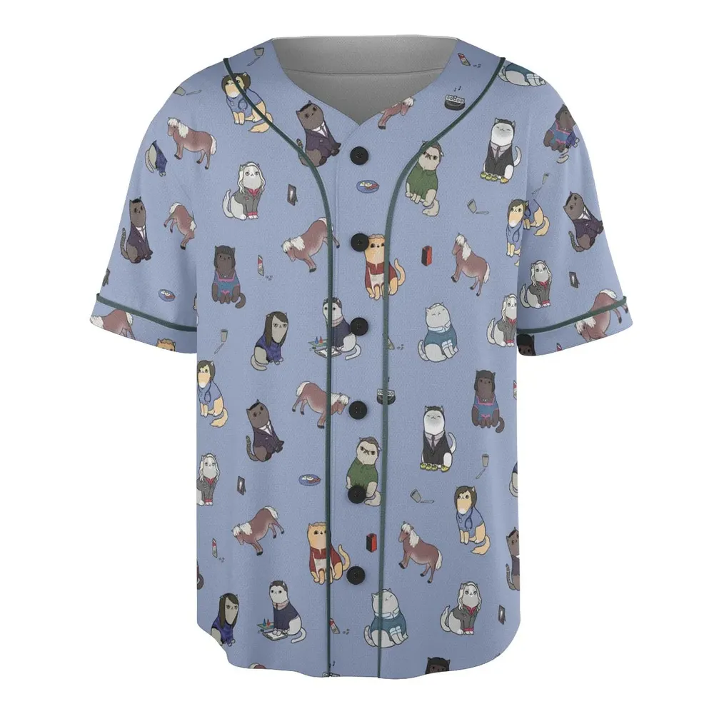 Purrs and Recreation Parks and Recreation Unisex Baseball Jersey - 3