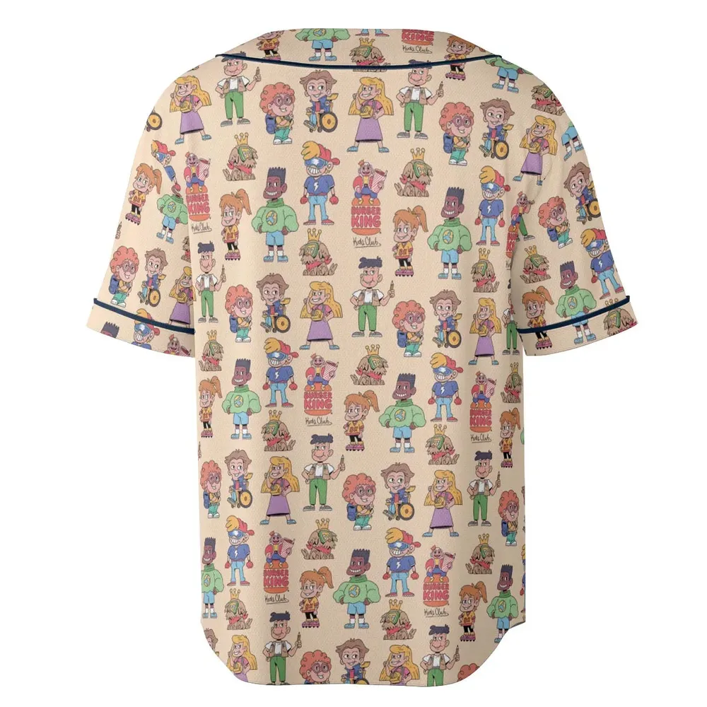 BK Kids Club Unisex Baseball Jersey - 4