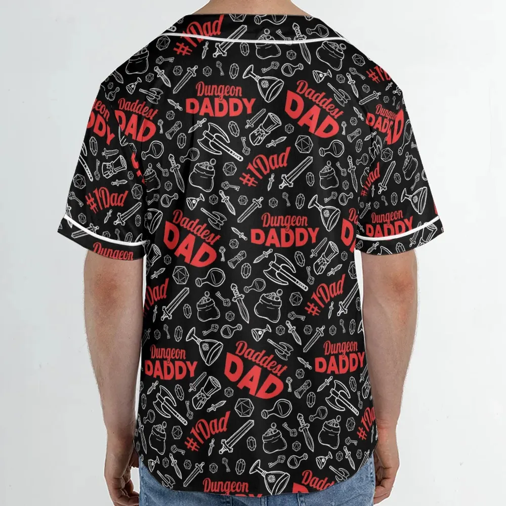 Dungeon Daddy DND Unisex Baseball Jersey - 2