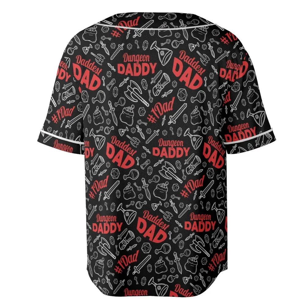 Dungeon Daddy DND Unisex Baseball Jersey - 4