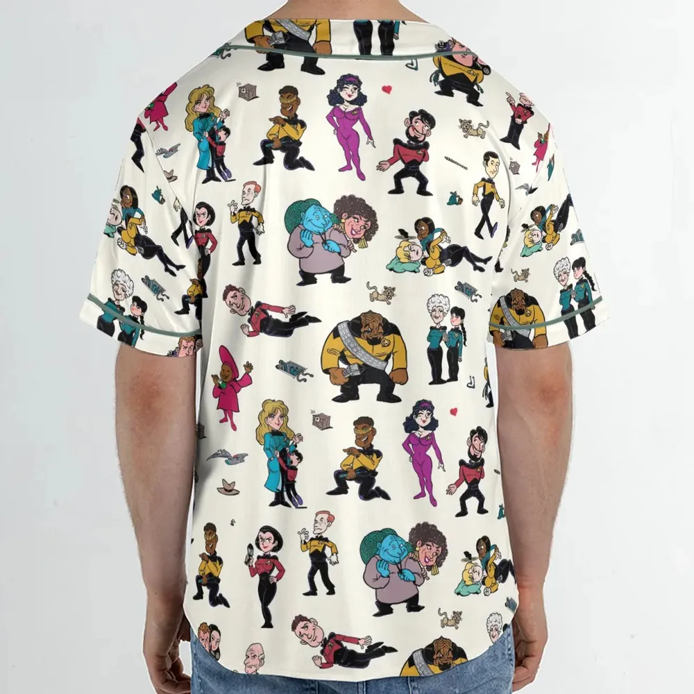 Star Trek TNG Tribute Unisex Baseball Jersey - 2