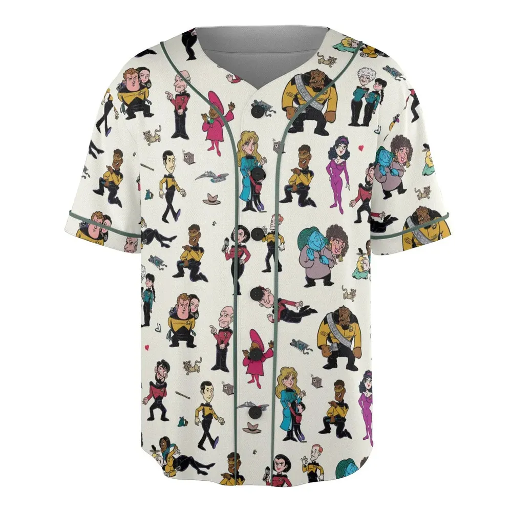 Star Trek TNG Tribute Unisex Baseball Jersey - 3