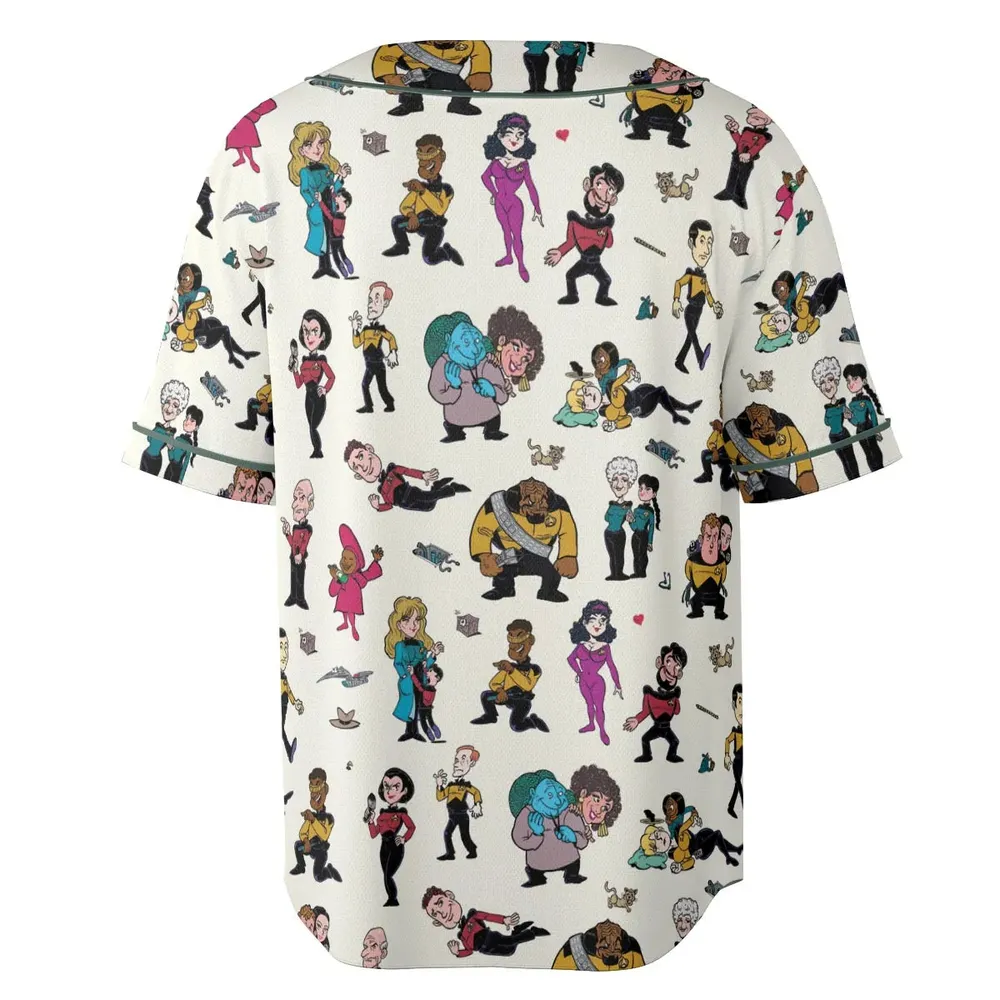 Star Trek TNG Tribute Unisex Baseball Jersey - 4