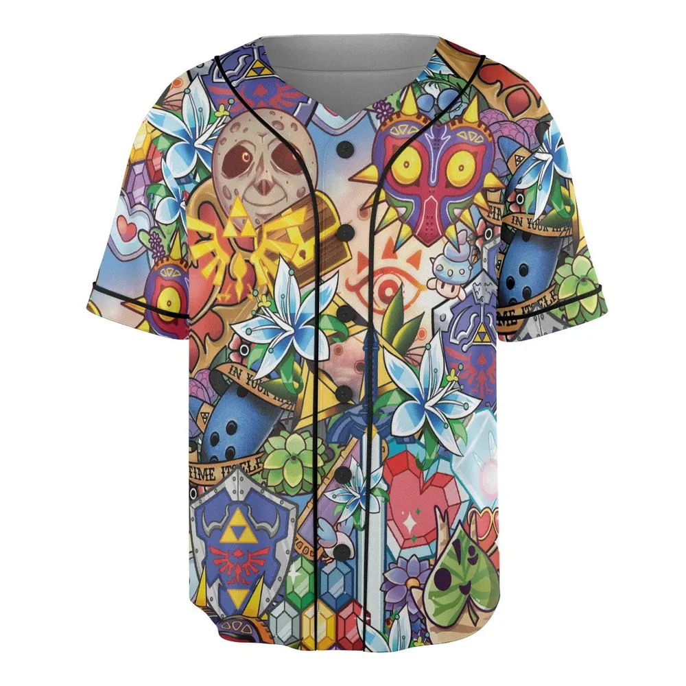 A Majora's Mask The Legend of Zelda Unisex Baseball Jersey - 3