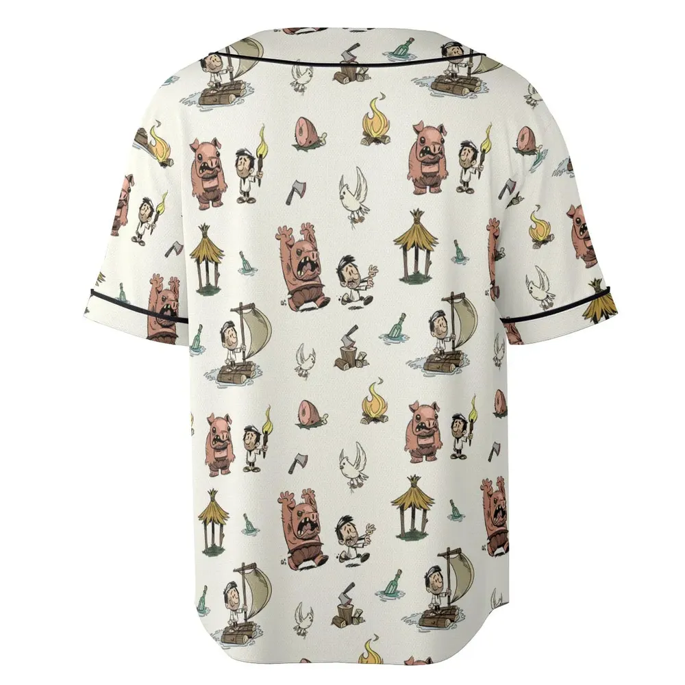 Don't Starve Collection Unisex Baseball Jersey - 4
