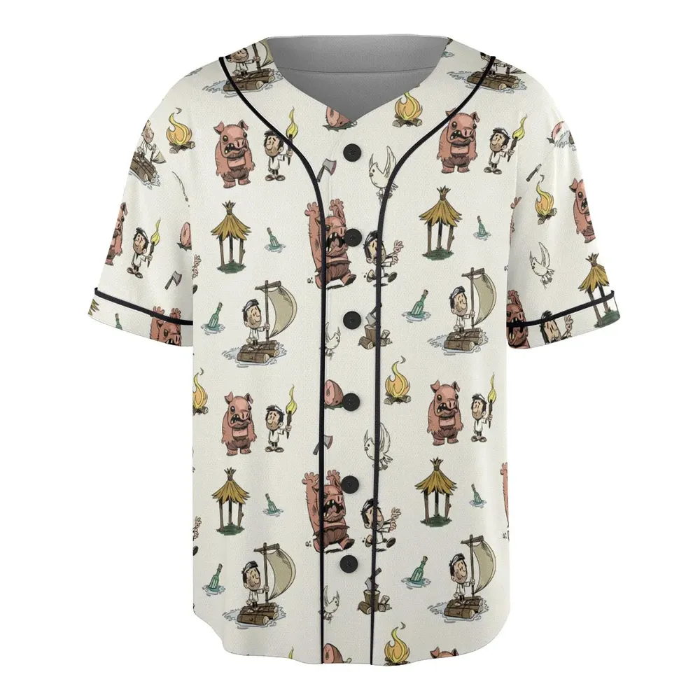 Don't Starve Collection Unisex Baseball Jersey - 3