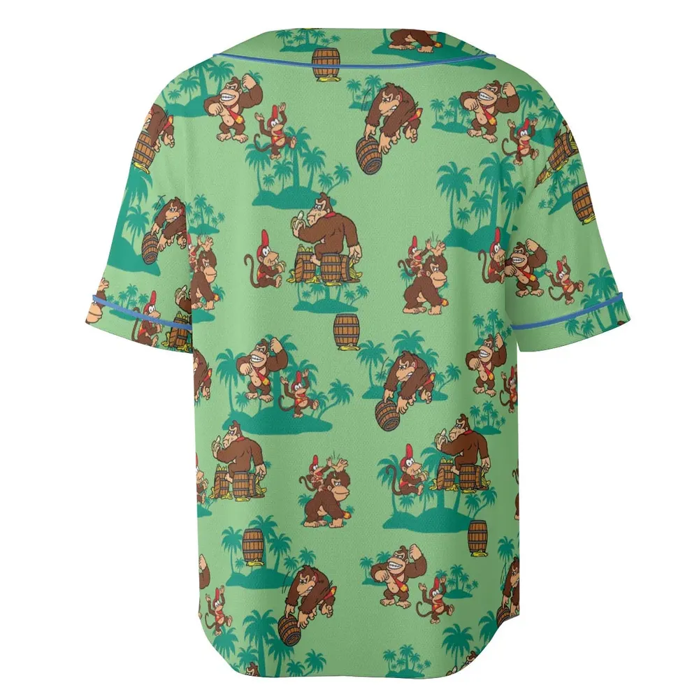 Donkey Kong & Diddy Kong Unisex Baseball Jersey - 4