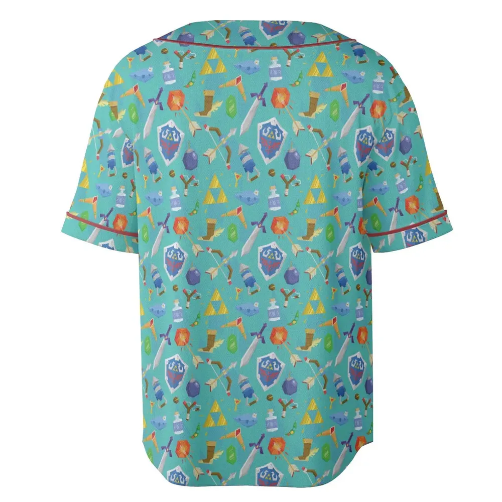 Zelda Korok Unisex Baseball Jersey - 4
