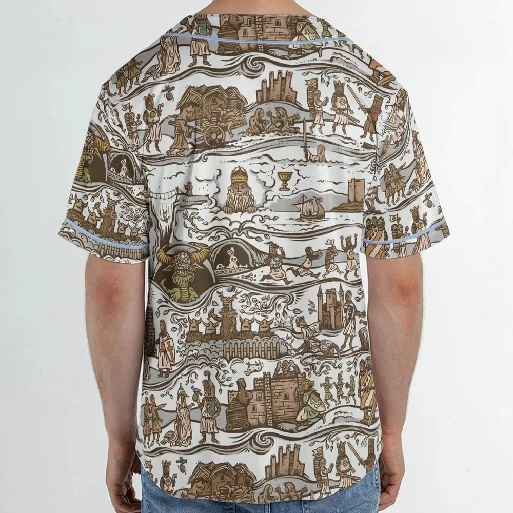 The Tapestry Journey Monty Python Unisex Baseball Jersey - 2