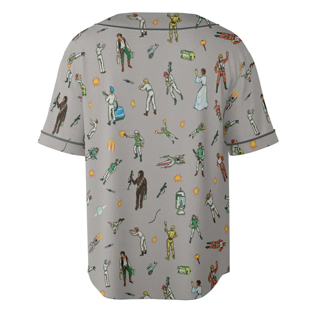 Escape from the Death Star Star Wars Unisex Baseball Jersey - 4