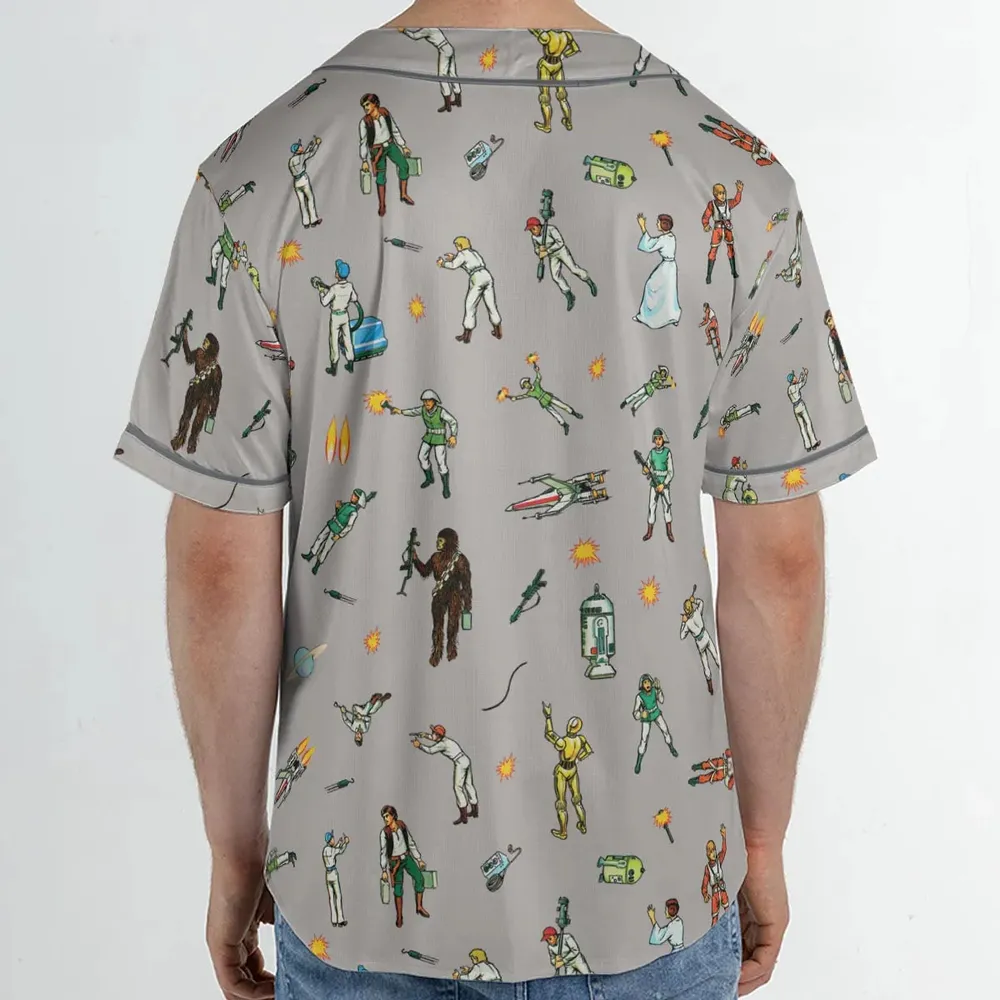 Escape from the Death Star Star Wars Unisex Baseball Jersey - 2