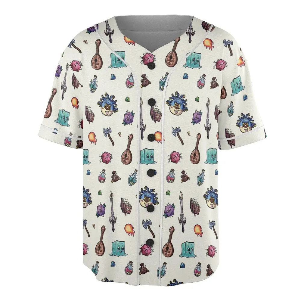 RPG Classics Pack DnD Unisex Baseball Jersey - 3