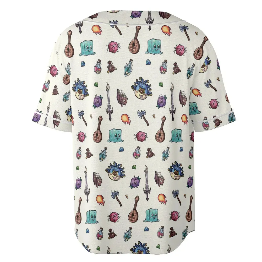 RPG Classics Pack DnD Unisex Baseball Jersey - 4