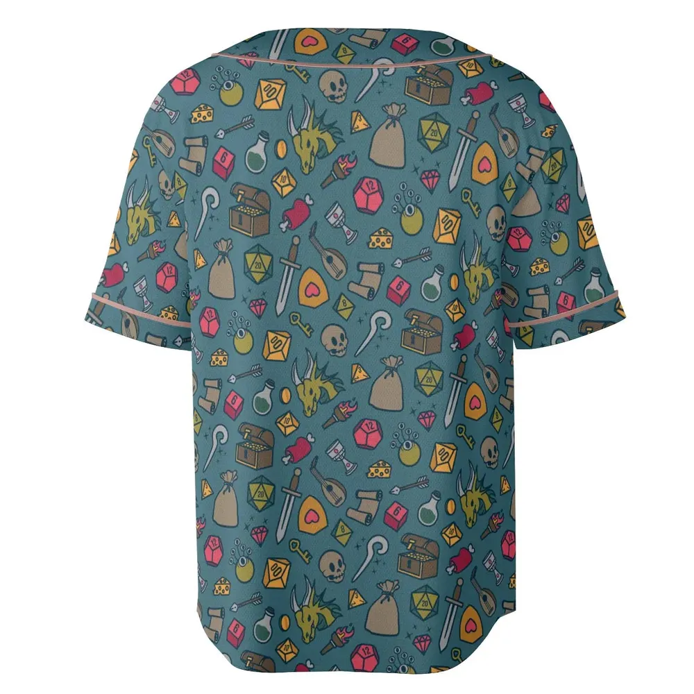 Play Your Role DnD Unisex Baseball Jersey - 4