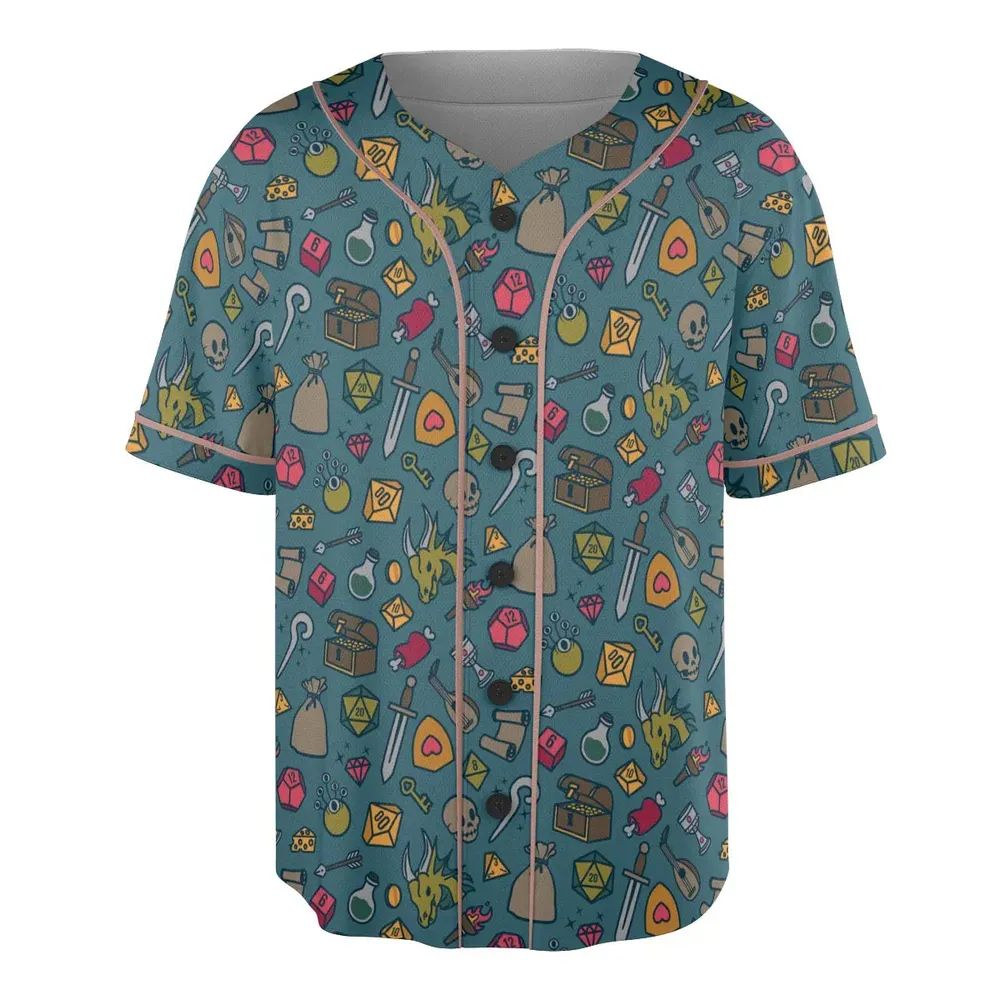 Play Your Role DnD Unisex Baseball Jersey - 3