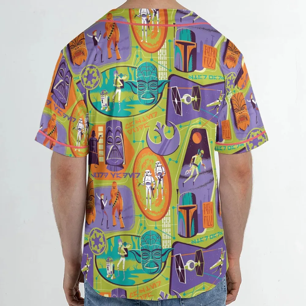 Summer Vibe Star Wars Unisex Baseball Jersey - 2
