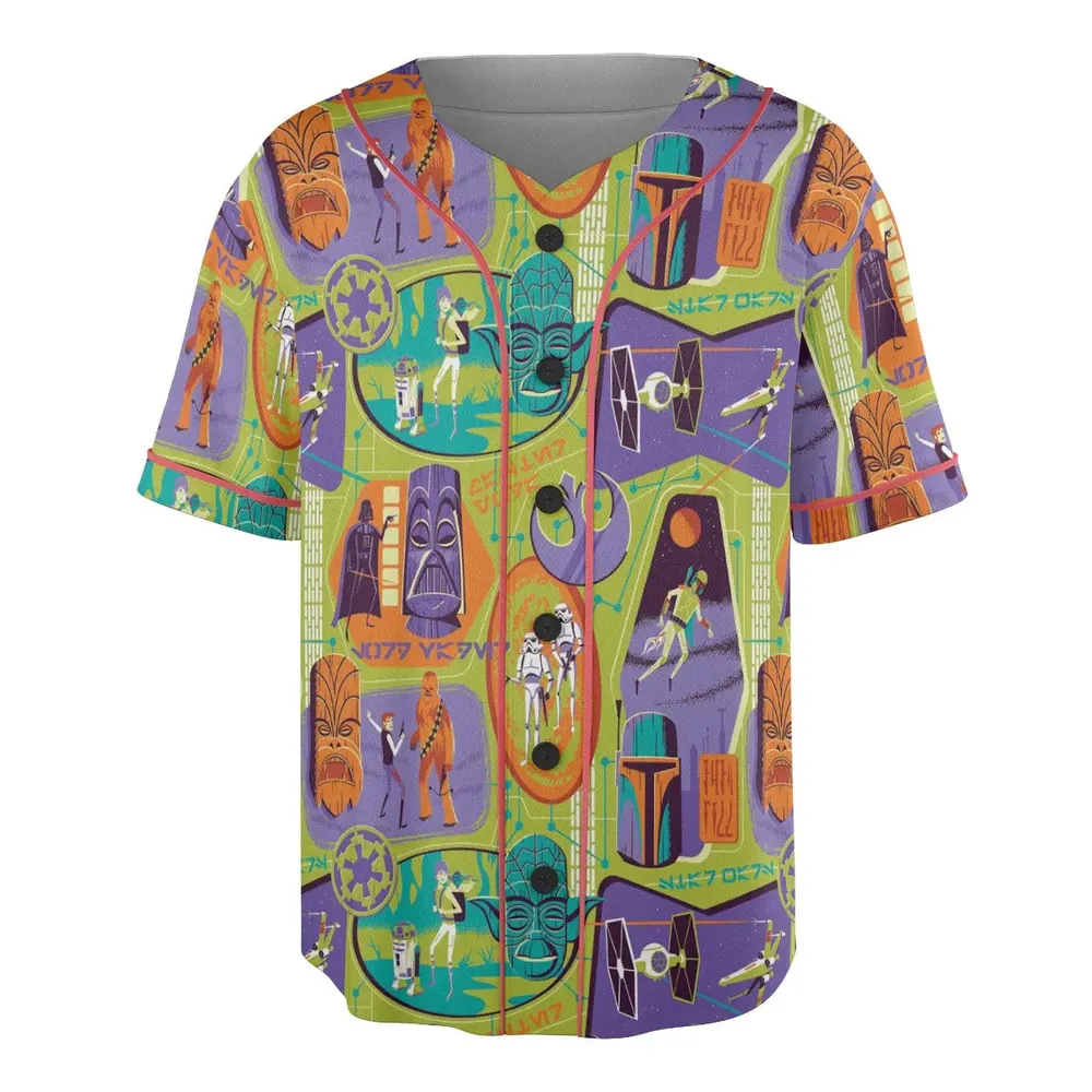 Summer Vibe Star Wars Unisex Baseball Jersey - 3