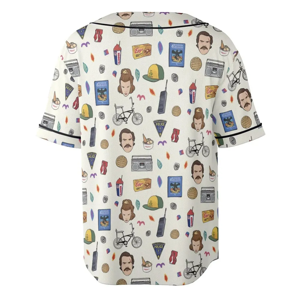 Stranger Things Collection Unisex Baseball Jersey - 4