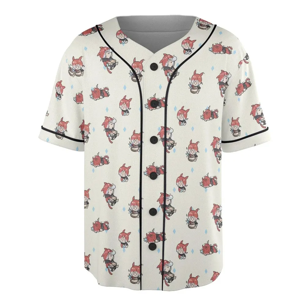 Crystal Exarch Final Fantasy Unisex Baseball Jersey - 3