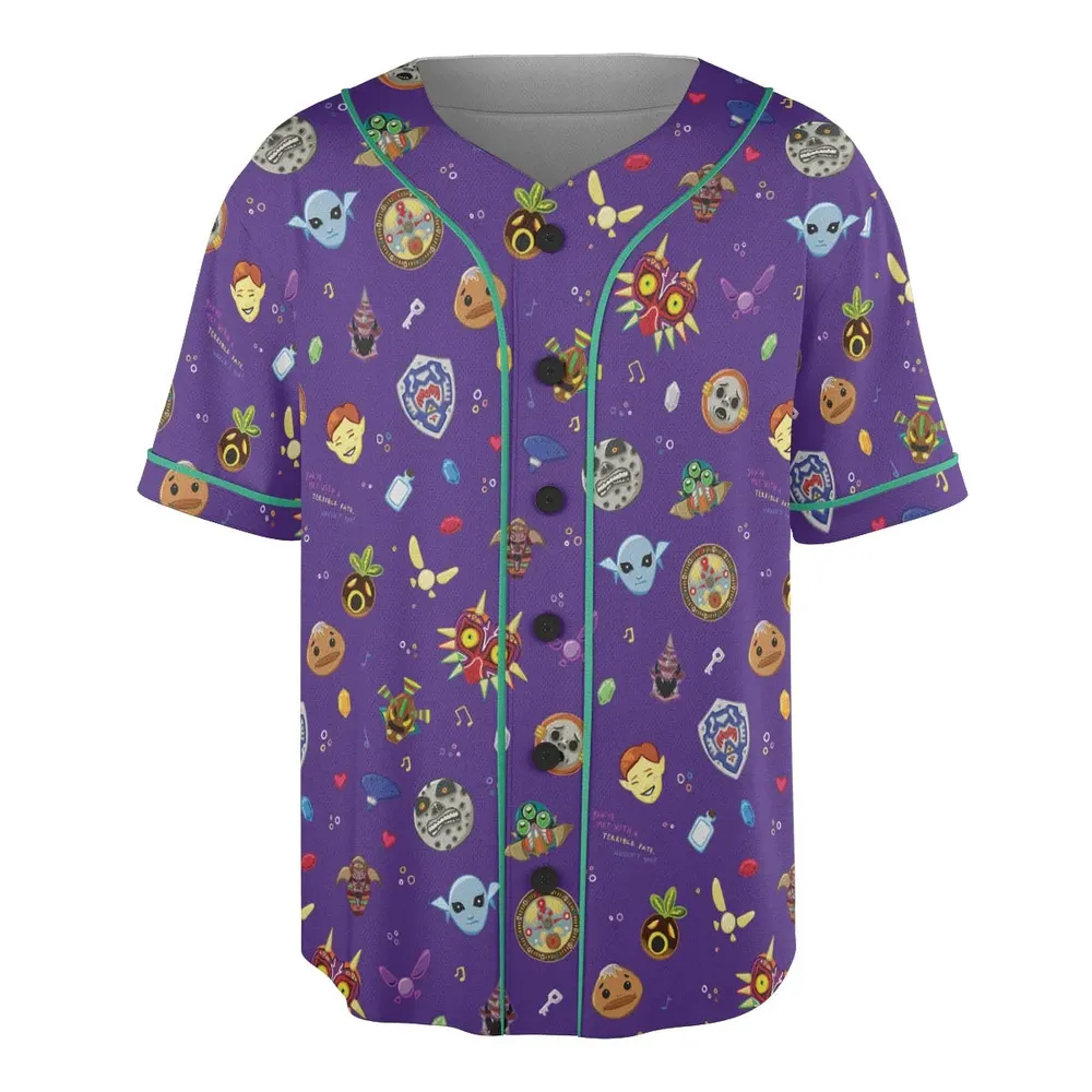 The Final Days The Legend of Zelda Unisex Baseball Jersey - 3