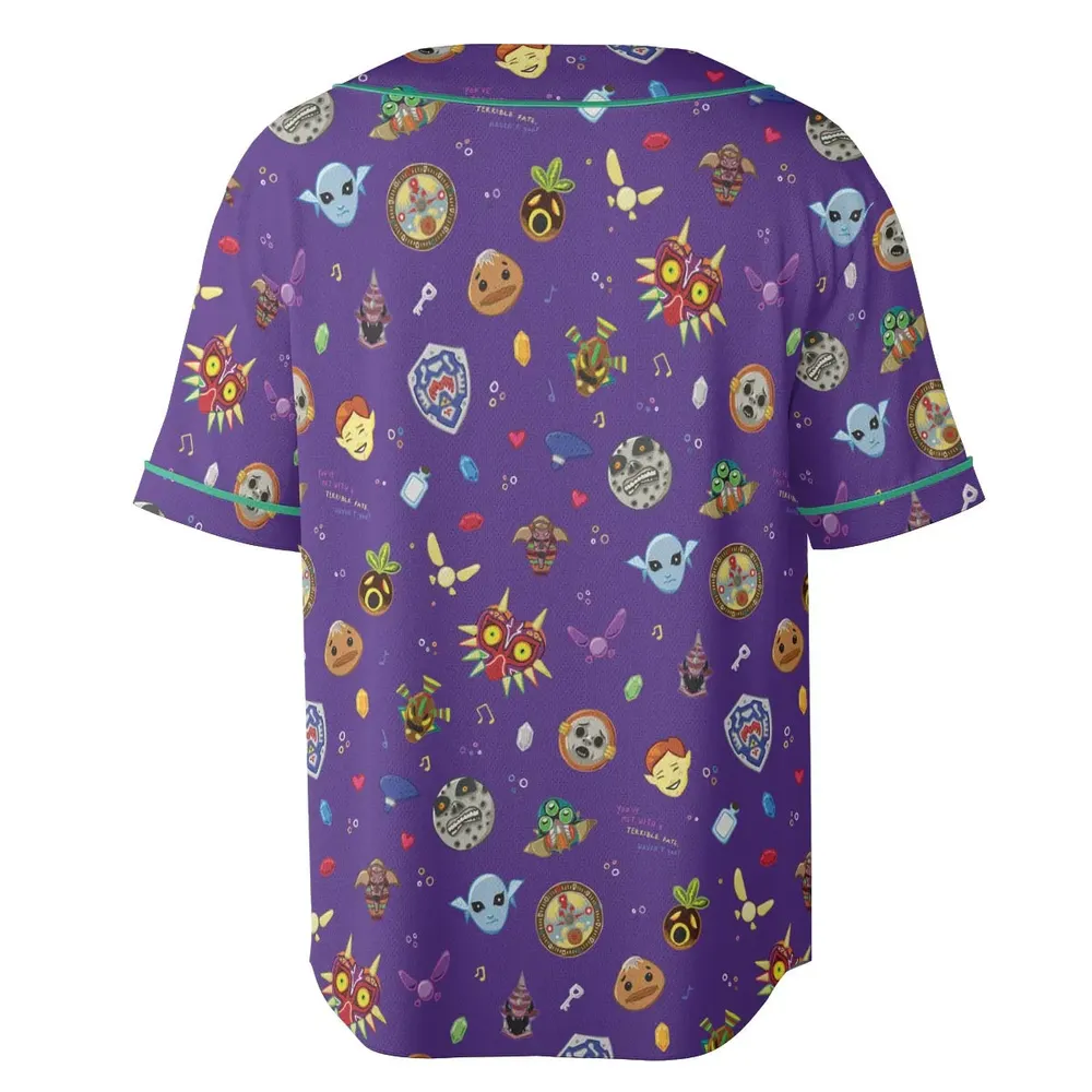 The Final Days The Legend of Zelda Unisex Baseball Jersey - 4