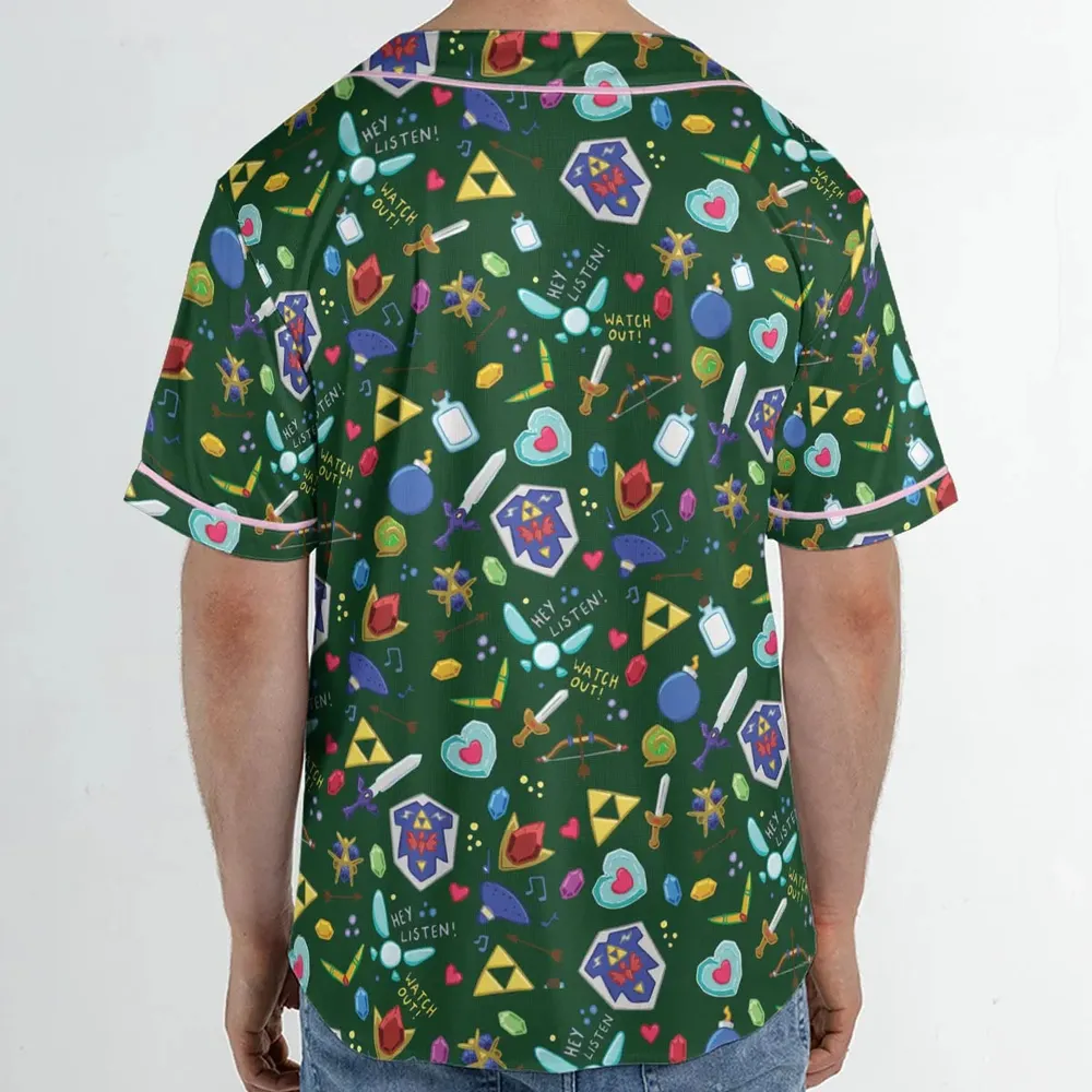 The Legend Of Zelda Unisex Baseball Jersey - 2