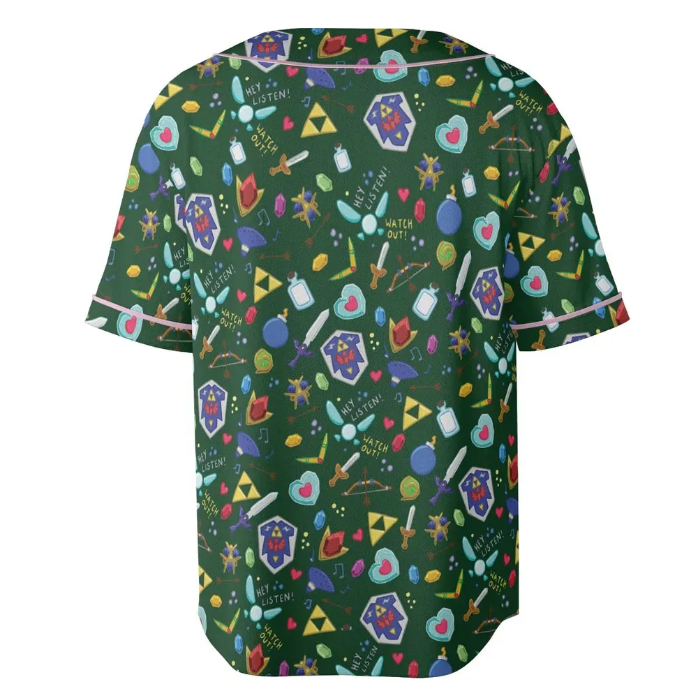 The Legend Of Zelda Unisex Baseball Jersey - 4