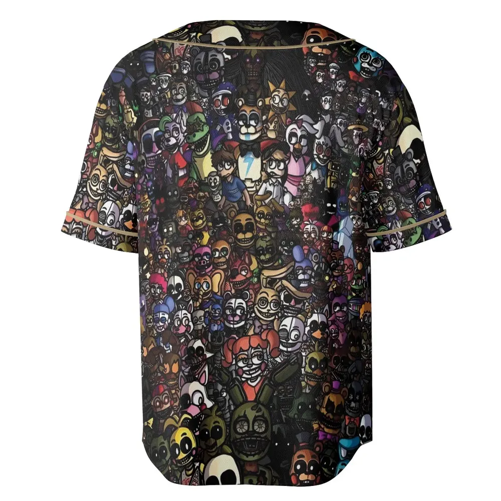 Doing A FNAF Unisex Baseball Jersey - 4