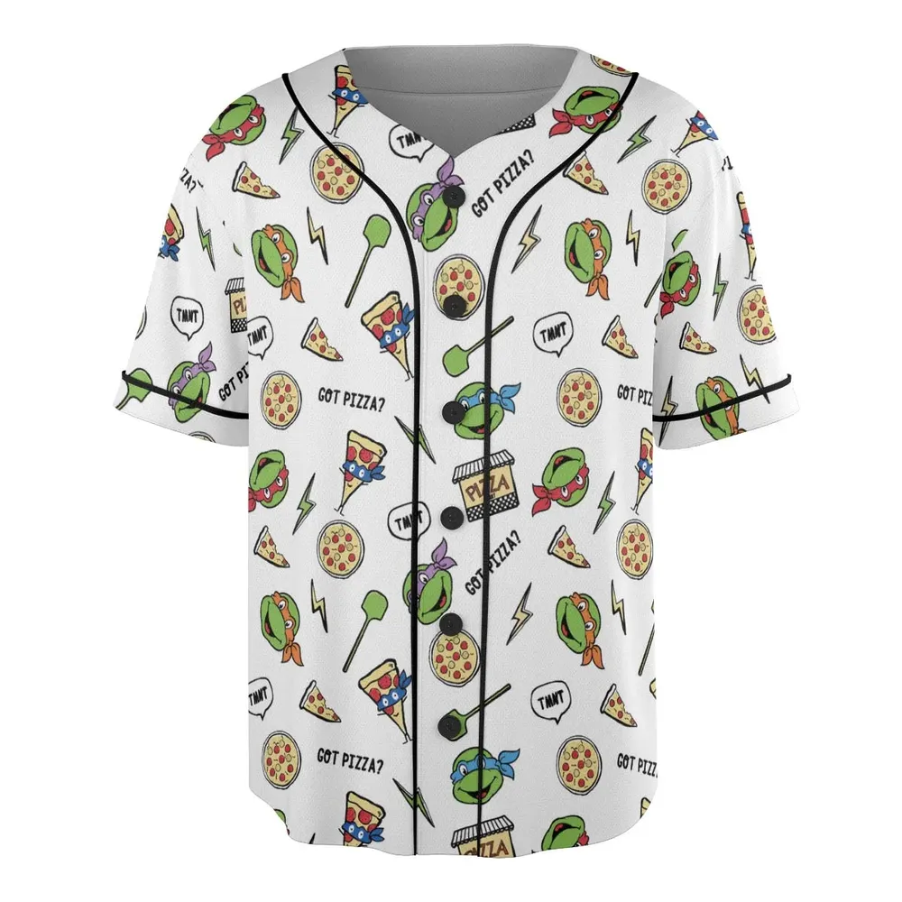 Got Pizza Teenage Mutant Ninja Turtles Unisex Baseball Jersey - 3