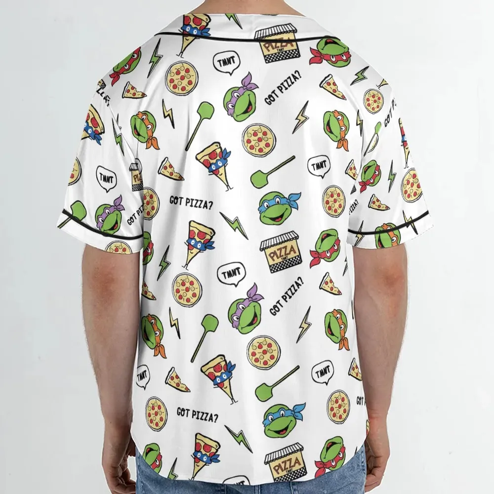 Got Pizza Teenage Mutant Ninja Turtles Unisex Baseball Jersey - 2