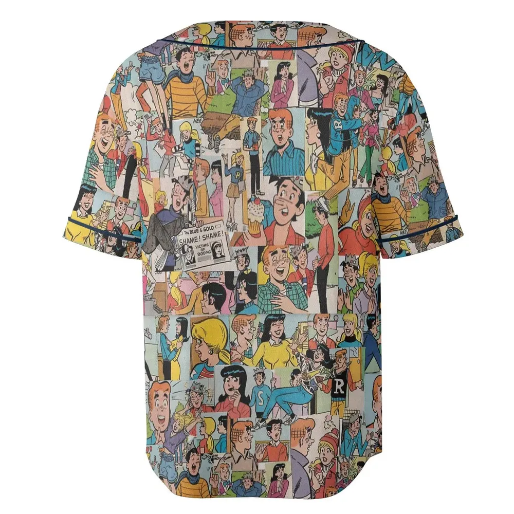 Archie Comics Characters Unisex Baseball Jersey - 4