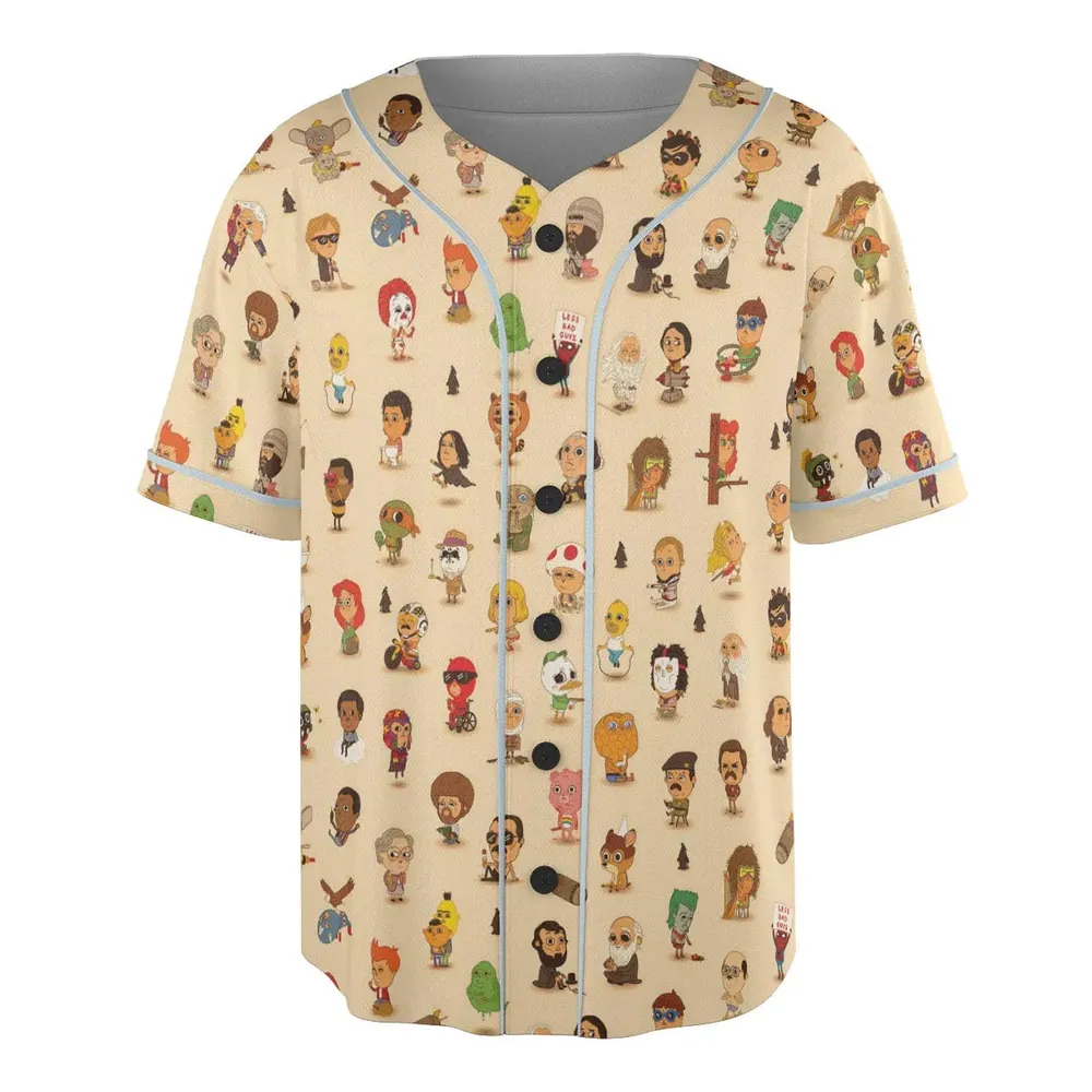 Mini Famous Characters Unisex Baseball Jersey - 3