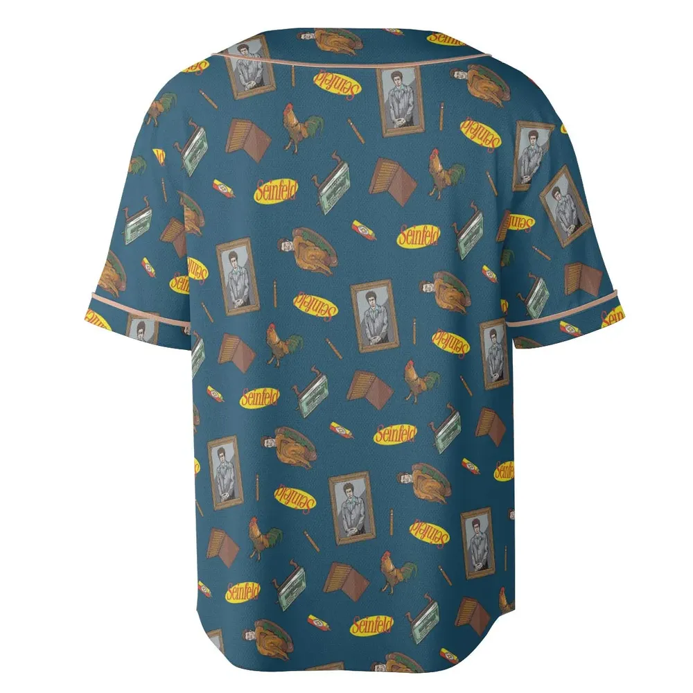 Seinfeld Kramer Icons Pop Culture Unisex Baseball Jersey - 4